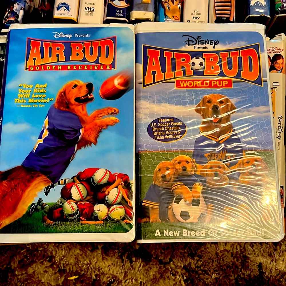 Air Bud VHS tapes